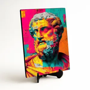 Farebný pop art obraz - Hippokrates
