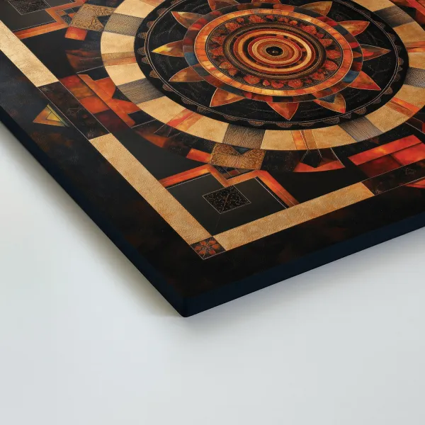 Štvorcová mandala - Kalachakra