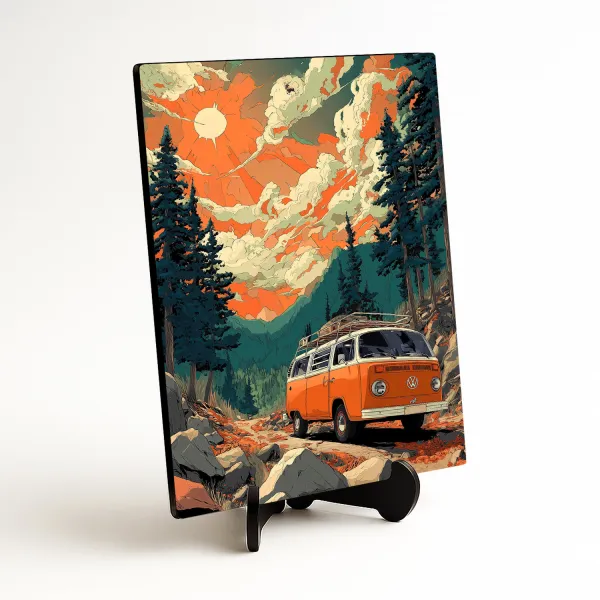 Retro obraz Volkswagen T2 - Darček pre cestovateľa