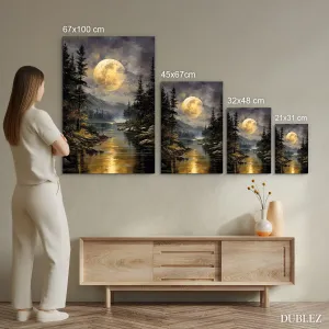 Obraz - Spln nad jazerom