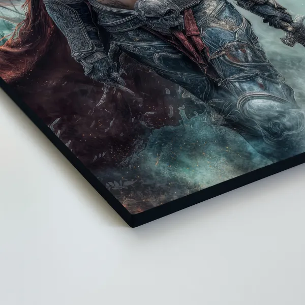 Drevený obraz z hry WoW - Bojovníčka Sylvanas