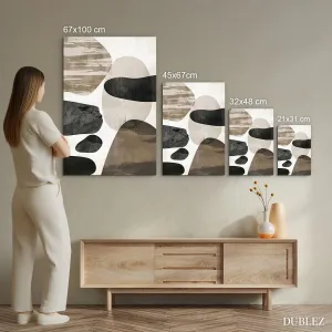 Drevený obraz - Shape art