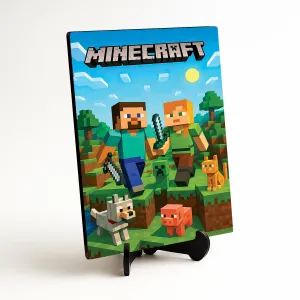 Detský farebný obraz - Minecraft