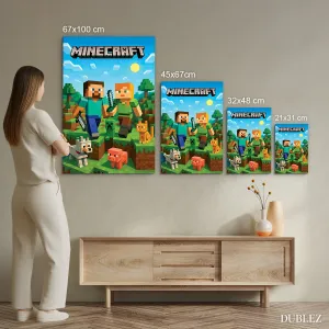 Detský farebný obraz - Minecraft