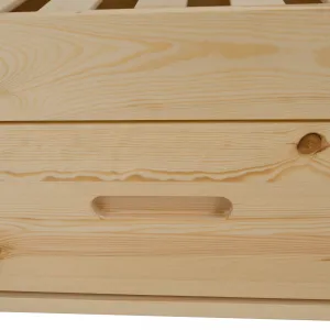 Montessori posteľ, 90x200, prírodná, masív, BIANKA
