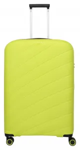 Veľký škrupinový kufor na kolieskach Travelite Burano L Apple green
