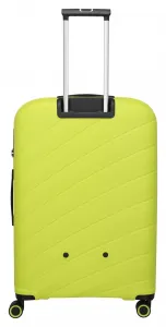 Veľký škrupinový kufor na kolieskach Travelite Burano L Apple green