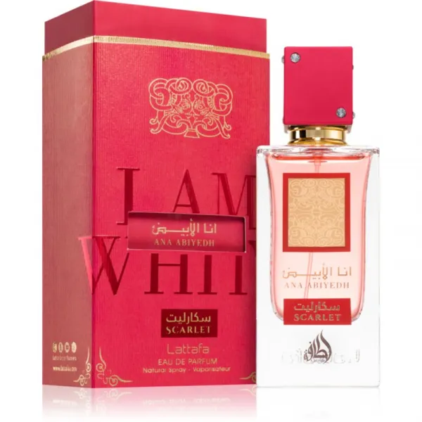 Lattafa Ana Abiyedh Scarlet parfumovaná voda unisex 60 ml