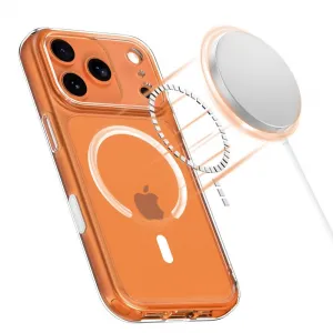 Tech-Protect MagPeak MagSafe CC kryt na iPhone 17 Pro Max, priesvitný