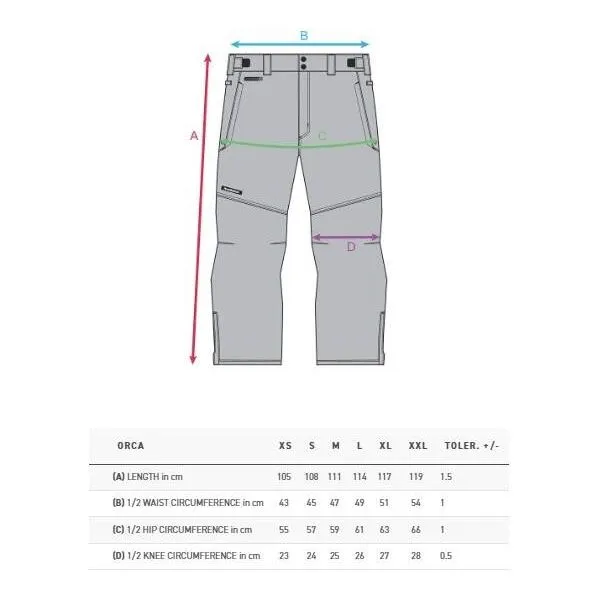 HORSEFEATHERS Nohavice Orca - black BLACK velikost XXL