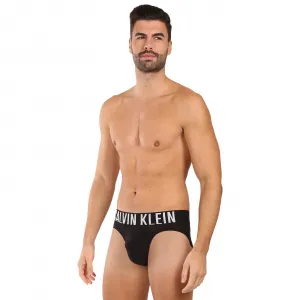 3PACK pánske slipy Calvin Klein čierné (NB3607A-ZDM) S