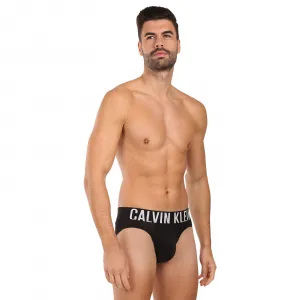 3PACK pánske slipy Calvin Klein čierné (NB3607A-ZDM) S