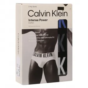 3PACK pánske slipy Calvin Klein čierné (NB3607A-ZDM) S
