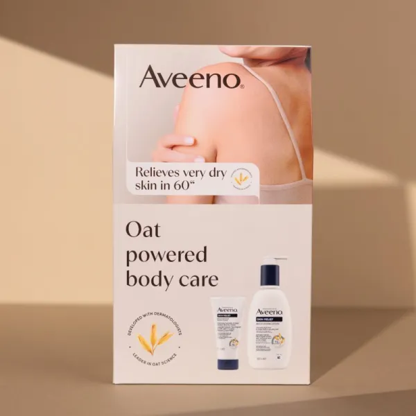 AVEENO Skin Relief Darčeková sada hydratačné telové mlieko + hydratačný krém na ruky set