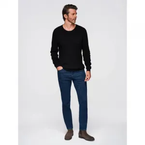 Pánsky sveter OMBRE Sweater OM-SWSW-0182 V-2 black