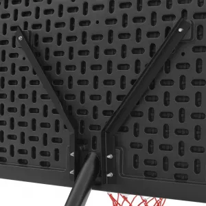 Basketbalový kôš s nastaviteľnou výškou na vonkajšie použiti