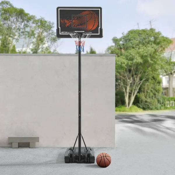 Basketbalový kôš s nastaviteľnou výškou na vonkajšie použiti