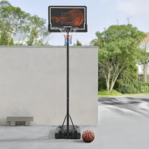 Basketbalový kôš s nastaviteľnou výškou na vonkajšie použiti