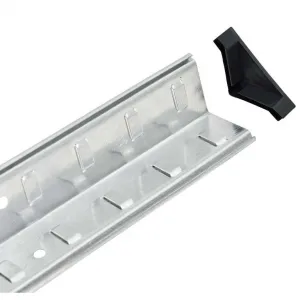 Kovový rohový regál 180x70x40-70 cm, 5 políc, nosnosť 875 kg