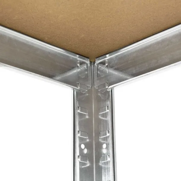 Kovový rohový regál 180x70x40-70 cm, 5 políc, nosnosť 875 kg