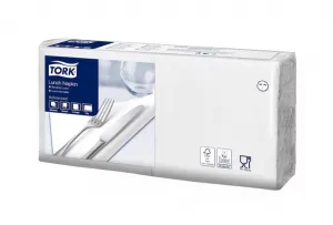Tork Obrúsky 2-vrstv.TORK Exclusiv 33 x 33 cm, biele, 200 ks