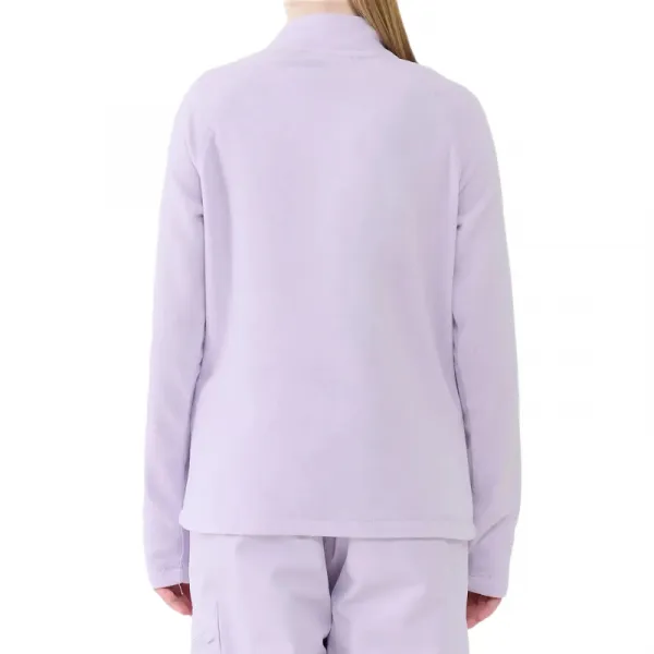 Dievčenská lyžiarska flisová mikina 4F JUNIOR FLEECE UNDERWEAR F060-4FJWAW25UFLEF060-51S-VIOLET