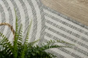 Koberec ORGANIC 2131 geometrický, krémový / sivý / naturálny