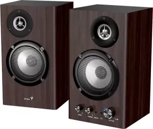 GENIUS Reproduktor SP-HF1812BT, BT, 3.5mm jack, 50W, tmavé dřevo