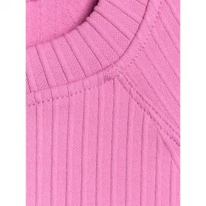 Dievčenské termoprádlo vrchný a spodný diel 4F JUNIOR SEAMLESS UNDERWEAR F251-4FJWAW25USEAF251-55S-HOT PINK