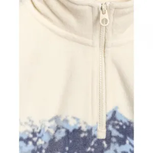 Dievčenská lyžiarska flisová mikina 4F JUNIOR FLEECE F343-4FJWAW25TFLEF343-90A-MULTICOLOUR ALLOVER