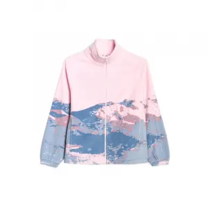 Dievčenská flisová mikina so zipsom 4F JUNIOR FLEECE F344-4FJWAW25TFLEF344-91A-MULTICOLOUR 1 ALLOVER