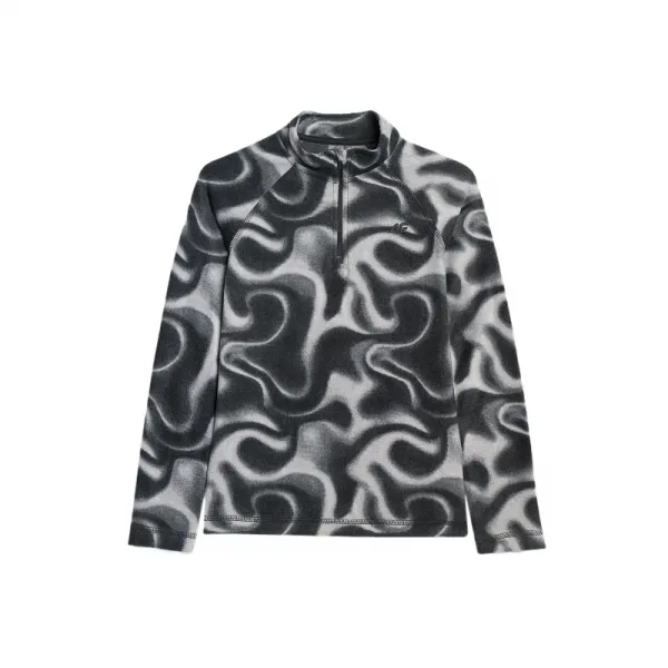 Dievčenská lyžiarska flisová mikina 4F JUNIOR FLEECE UNDERWEAR F061-4FJWAW25UFLEF061-93A-MULTICOLOUR 3 ALLOVER