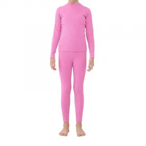 Dievčenské termoprádlo vrchný a spodný diel 4F JUNIOR SEAMLESS UNDERWEAR F251-4FJWAW25USEAF251-55S-HOT PINK