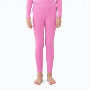 Dievčenské termoprádlo vrchný a spodný diel 4F JUNIOR SEAMLESS UNDERWEAR F251-4FJWAW25USEAF251-55S-HOT PINK