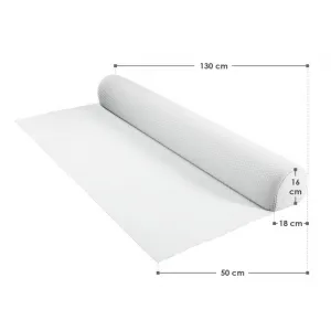 Detská nafukovacia zábrana Louana 130 cm, biela