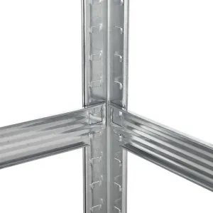 Kovový regál Easy 2 ks 160x80x40 cm, 4 police, nosnosť 640kg