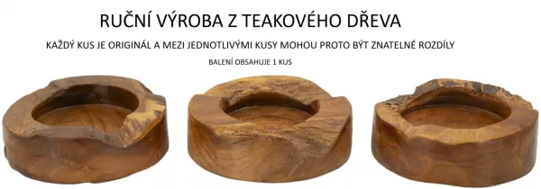 Mauro Ferretti Dekoratívna odkladacia miska Erusi Plus z masívu