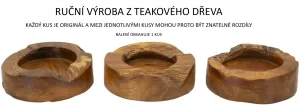 Mauro Ferretti Dekoratívna odkladacia miska Erusi Plus z masívu