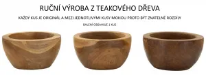 Mauro Ferretti Dekoratívna odkladacia miska Erusi Simple z masívu