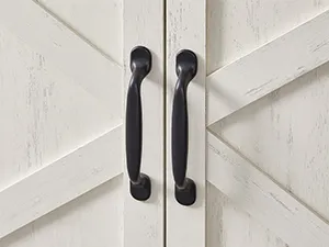 SONGMICS Kuchynská skrinka Vasagle Pigo 80 cm biela/hnedá