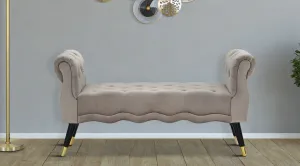 Mauro Ferretti Lavica Paris 120 cm zamat šedá/zlatá