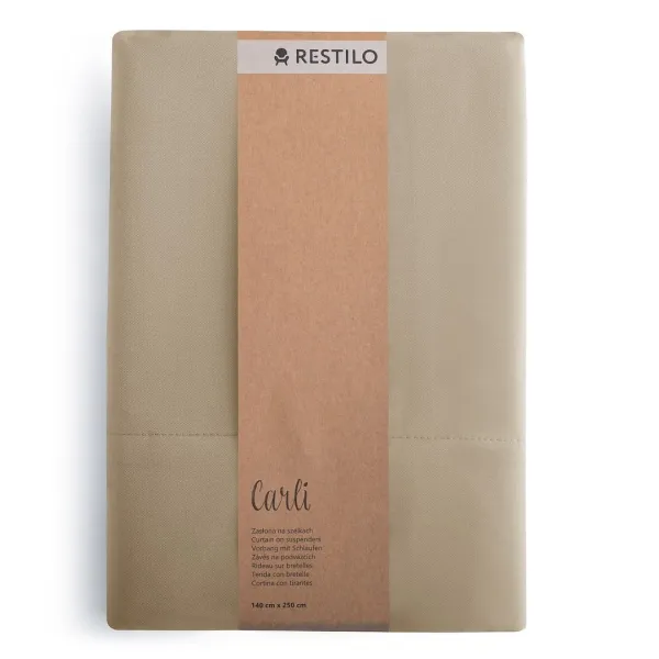 3kraft Záves Carli s priechodkami béžový, veľkosť 200x270