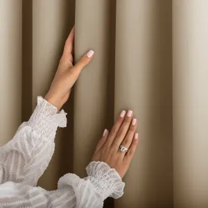 3kraft Záves Carli s priechodkami béžový, veľkosť 200x270