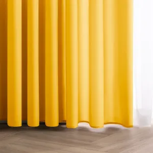 3kraft Záves Carli s priechodkami horčicový, veľkosť 200x270