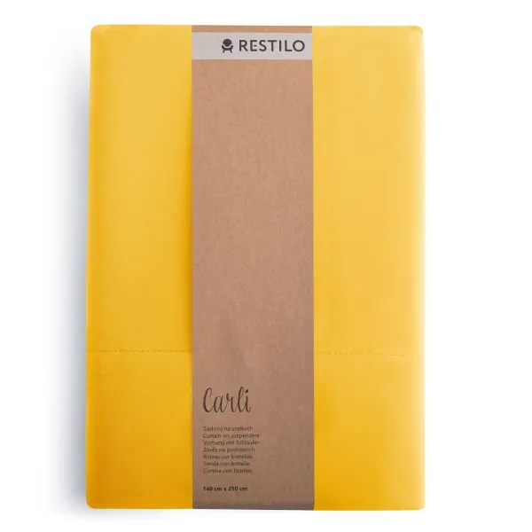 3kraft Záves Carli s priechodkami horčicový, veľkosť 200x270