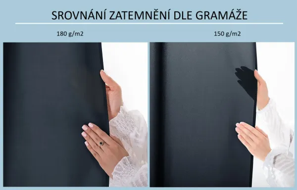 3kraft Záves Carli s priechodkami indigo, veľkosť 200x270