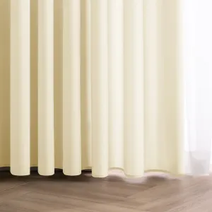 3kraft Záves Carli s priechodkami krémový, veľkosť 200x270