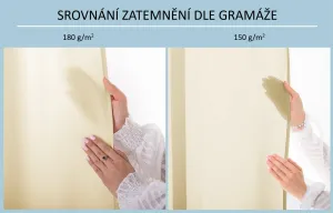 3kraft Záves Carli s priechodkami krémový, veľkosť 200x270