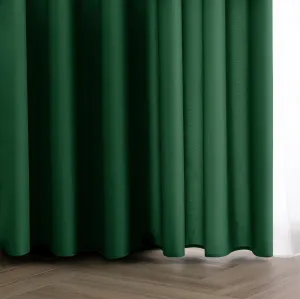 3kraft Záves Carli s priechodkami fľaškovozelený, veľkosť 200x270