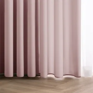 3kraft Záves Carli s očkami púdrovo ružový, veľkosť 200x270